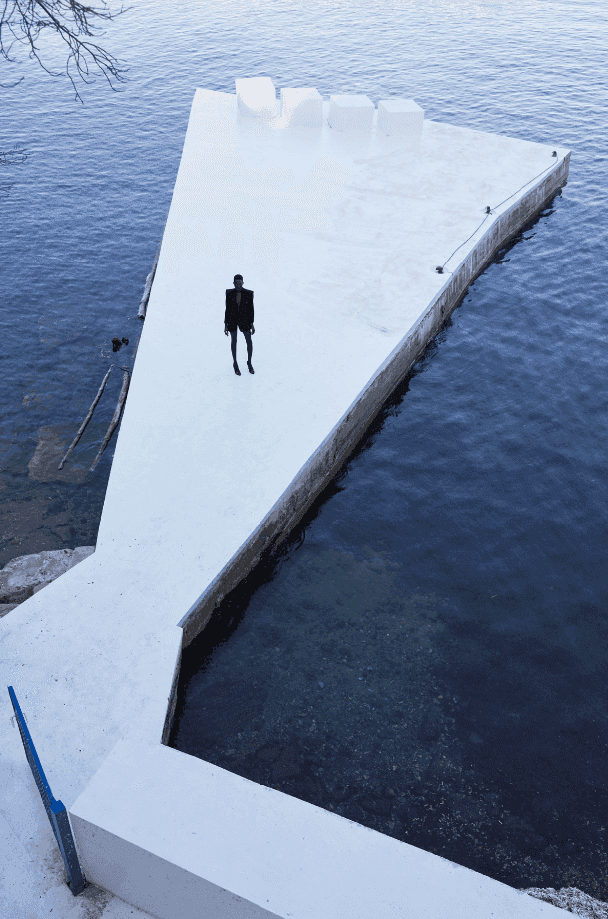 Juergen Teller, ‘Alaato Jazyper, Saint Laurent Autumn Winter 2022 Campaign, Le Lavandou, France’, 2022, Photography, Giclee print, null,