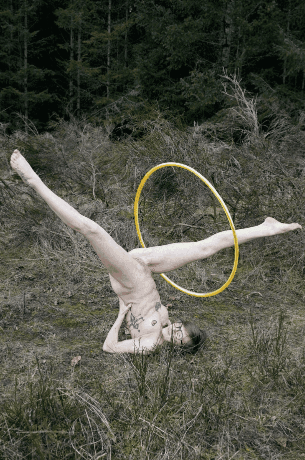 Juergen Teller, ‘At Moments I Felt like Being in a Strange Dream in a Medieval Forest with 2 Naked Canadian Girls Doing Hula Hoops, Covered all over in Sweet Maple Syrup, No.59, System Magazine, Canada’, 2017, Photography, Giclee print, null,