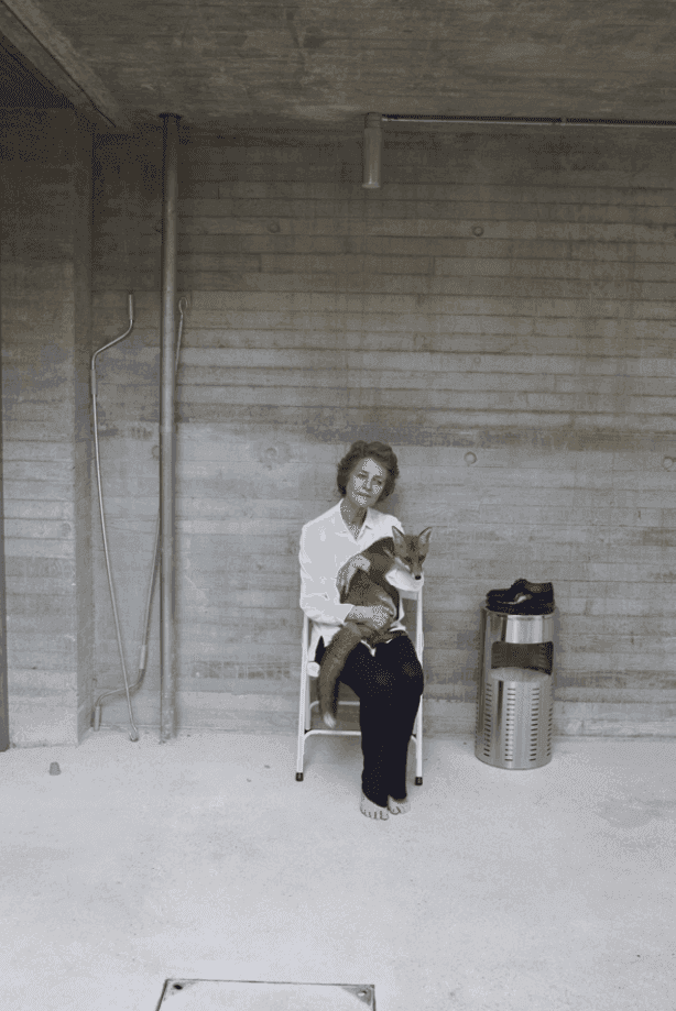Juergen Teller, ‘Charlotte Rampling, a Fox, and a Plate No.15, Latimer Road, London 2016’, 2016, Photography, Giclee print, null,