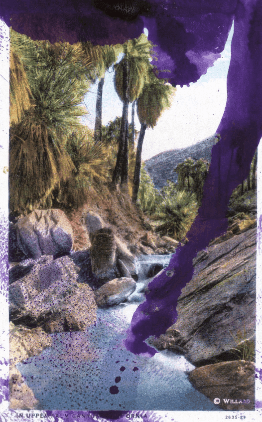 Julian Schnabel, ‘Upper Palm Canyon’, 2021, Print, Pigment print on handmade paper, Geuer & Geuer Art, Numbered
