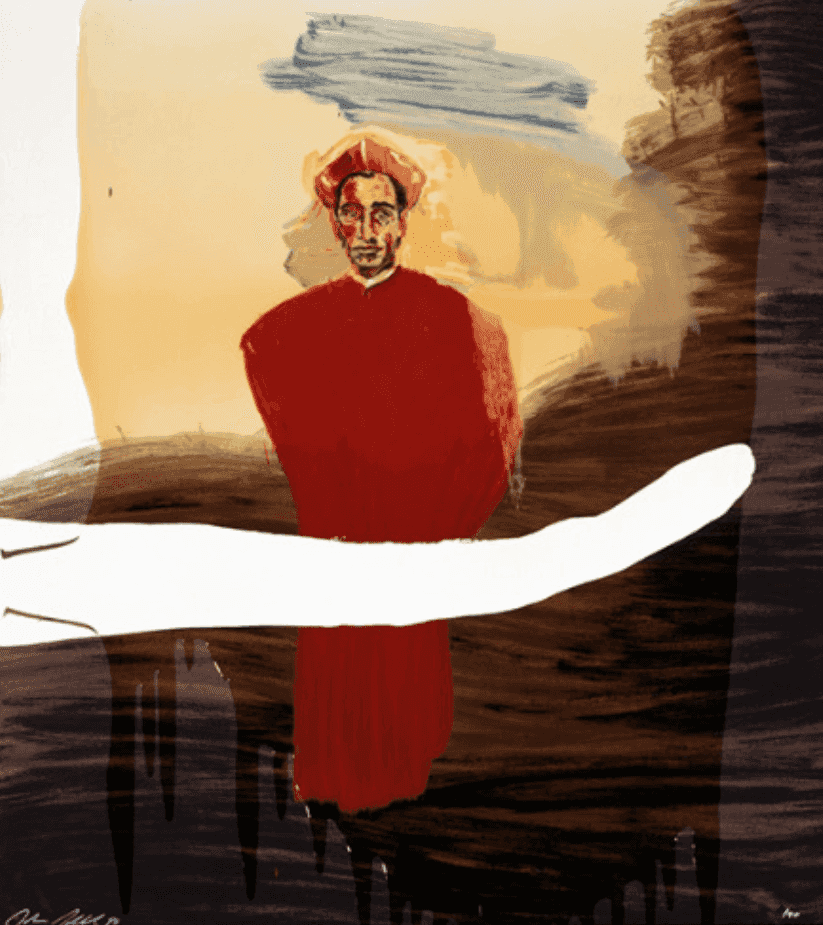 Julian Schnabel, ‘Victor Hugo Demo’, 1998, Print, Silkscreen with poured resin, null, Numbered