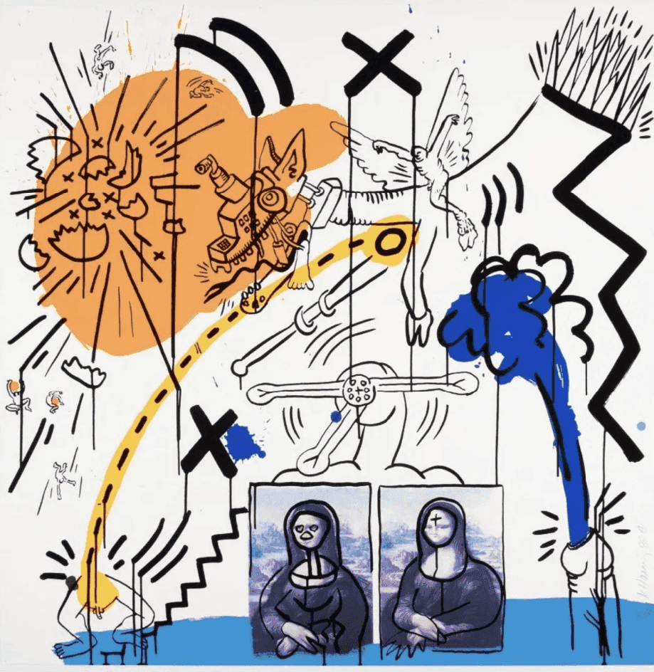 Keith Haring, ‘Apocalypse II’, 1988, Print, Screenprint in colours, on Museum Board, null, Numbered, Dated