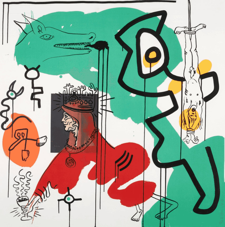 Keith Haring, ‘Apocalypse IX’, 1988, Print, Screenprint in colours, on Museum Board, null, Numbered, Dated