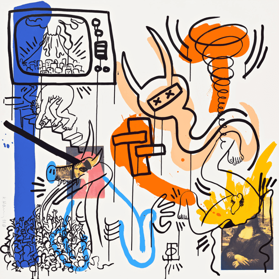 Keith Haring, ‘Apocalypse VII’, 1988, Print, Screenprint in colours, on Museum Board, null, Numbered