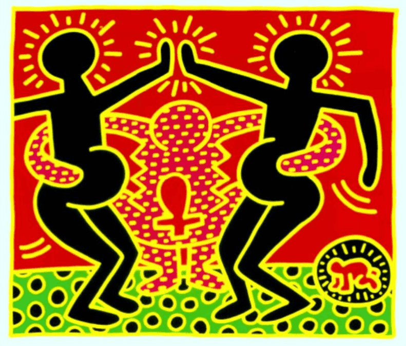 Keith Haring, ‘Fertility Suite III’, 1983, Print, Screenprint in colors on Wove Paper, null, Numbered, Dated