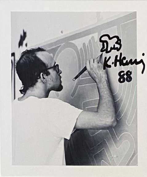 Keith Haring, ‘Untitled (Radiant Baby) from Martin Lawrence Exhibition Catalogue’, 1988, Print, Marker on paper, null,