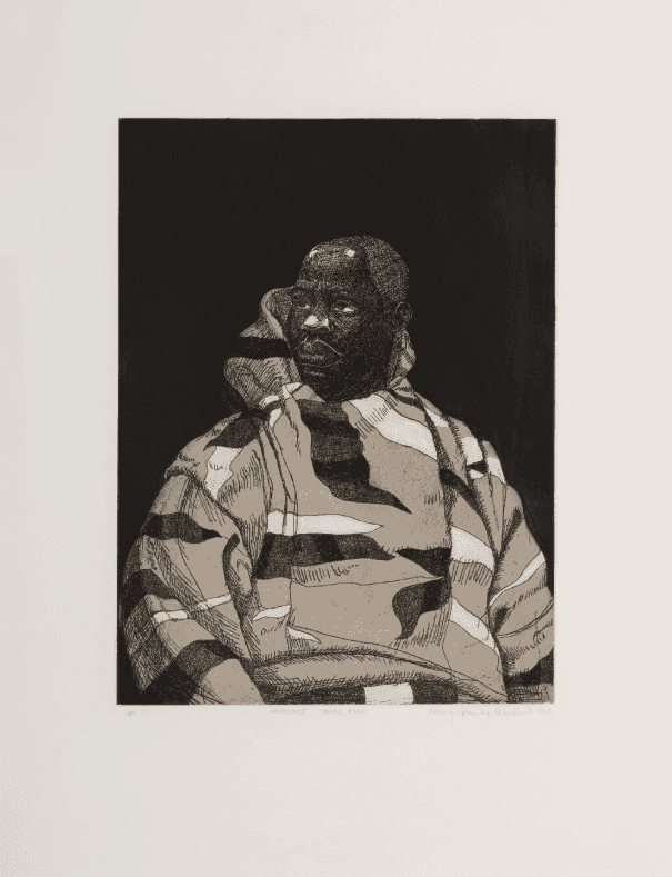 Kerry James Marshall, ‘Handsome Young Man’, 2010, Print, Etching and aquatint on wove paper, null, Numbered, Dated
