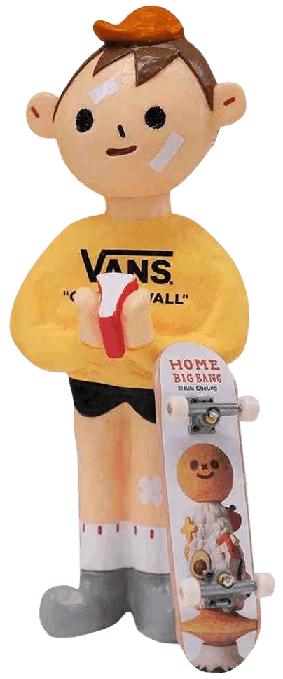 Kila Cheung, ‘Siu Ming The Reader (Vans Skateboard)’, 2022, Sculpture, Vinyl, How2work,