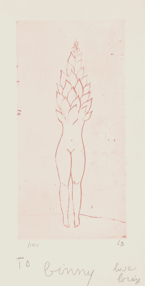 Louise Bourgeois, ‘Topiary Woman’, 2005, Print, Drypoint on smooth, wove paper, null, Numbered