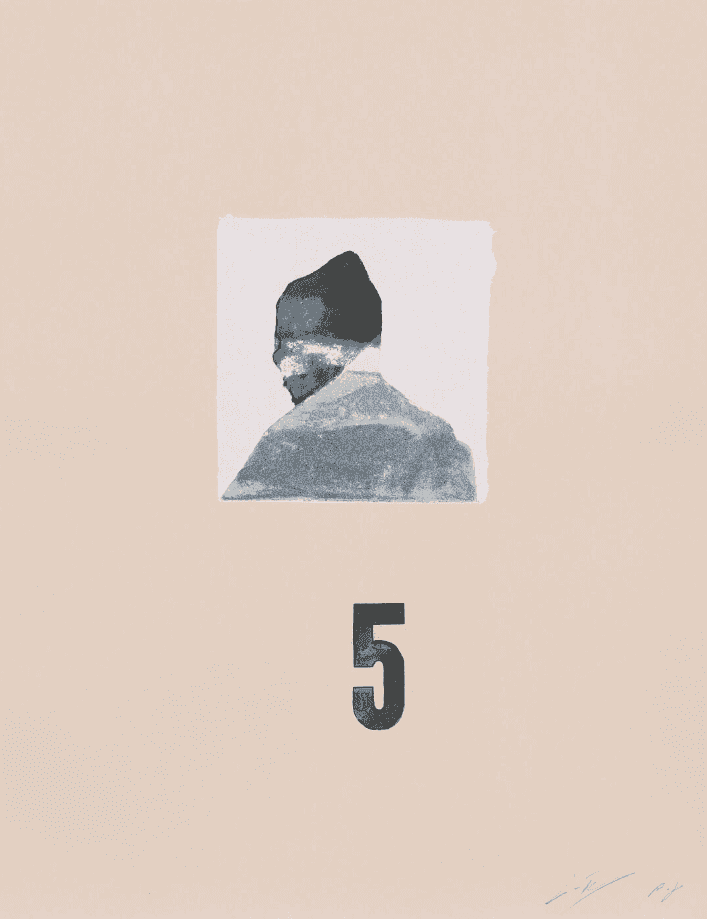 Luc Tuymans, ‘Zelfportret (1982)’, 2008, Print, Screenprint in 14 colours on Somerset Velvet 250 g/m2 paper, Vlaamse vereniging Autisme, Numbered