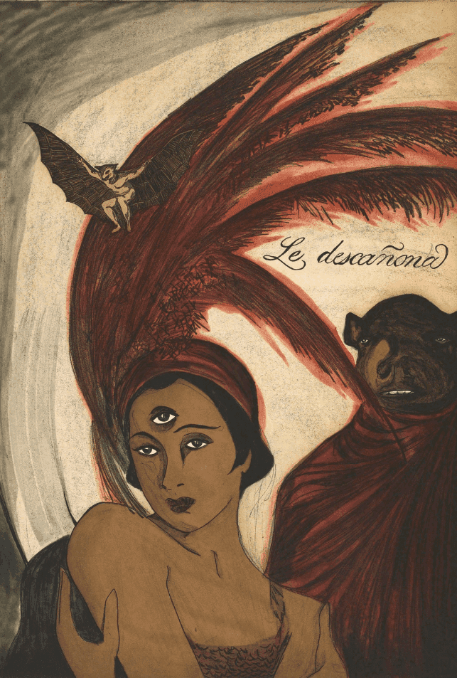 Marcel Dzama, ‘The Beauty that is Born from the Seed of the Beast’, 2015, Print, Color soft ground etching with spit bite aquatint and aquatint, Crown Point Press,