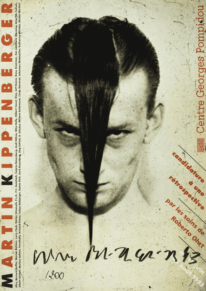 Martin Kippenberger, ‘Exhibition at the Centre Georges Pompido’, 1993, Print, Offset lithographic poster on wove, null,
