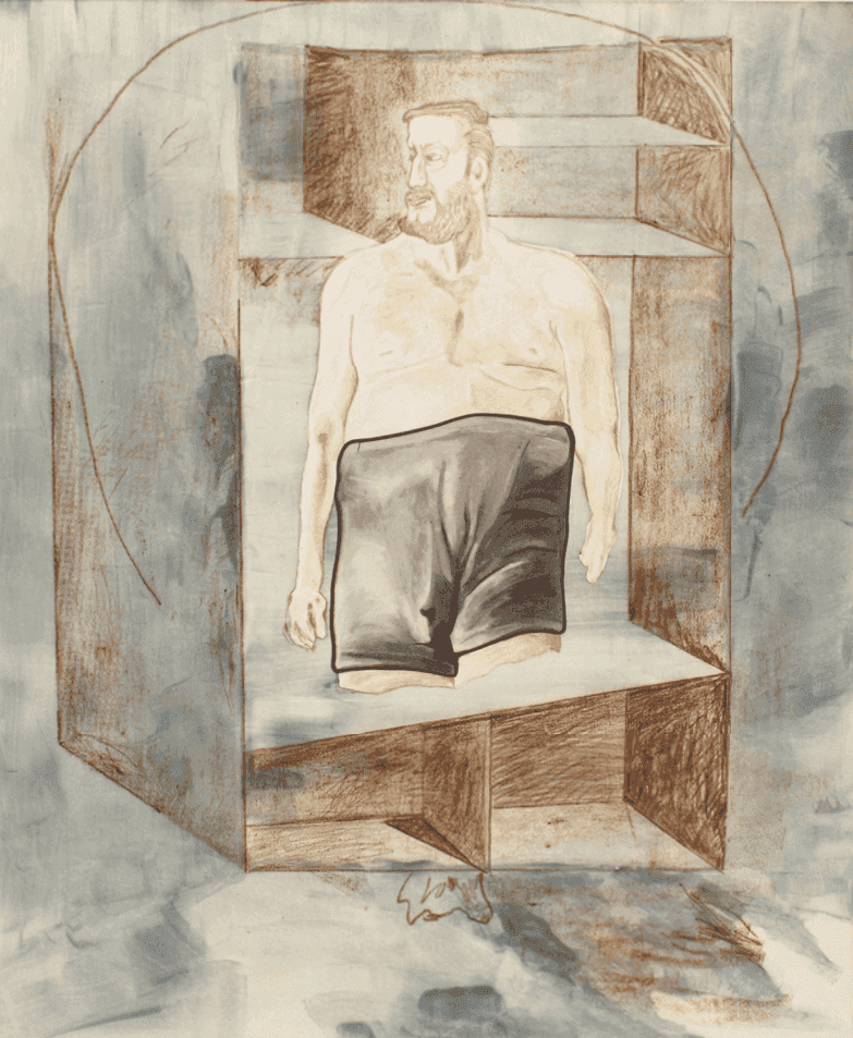 Martin Kippenberger, ‘Untitled (Self-Portrait)’, 1997, Print, Aquatint and etching in colors on Somerset paper, null, Numbered