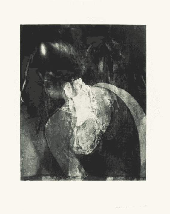 Matt Saunders, ‘Brigitte in the Reeds I (from Menschen am Sonntag)’, 2014, Print, Drypoint, Open bite, Polishing, Soap ground aquatint, Soft ground etching, Spit bite aquatint on Hahnemühle Bütten 350g, null, Numbered