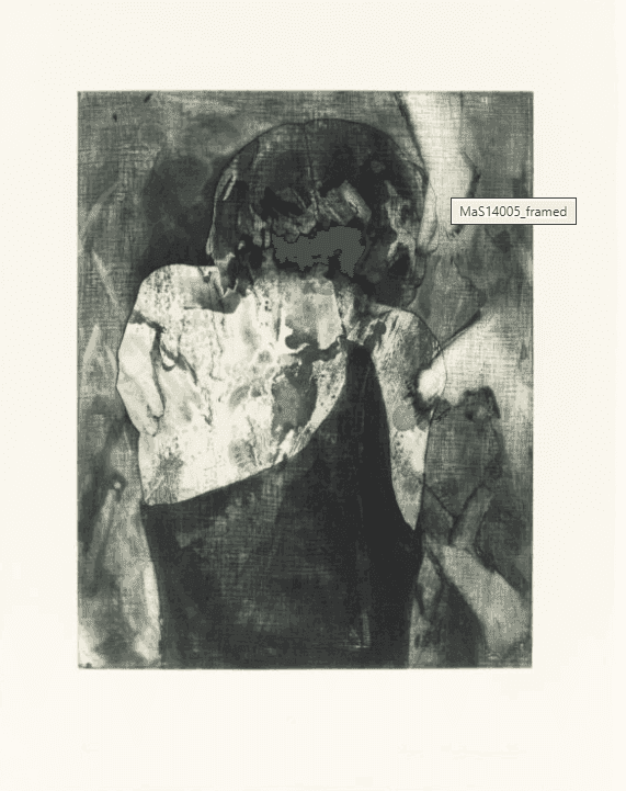 Matt Saunders, ‘Brigitte in the Reeds V (from Menschen am Sonntag)’, 2014, Print, Drypoint, Line etching, Open bite, Polishing, Soap ground aquatint, Soft ground etching, Spit bite aquatint on Hahnemühle Bütten 350g, null, Numbered