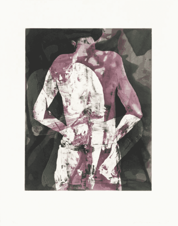 Matt Saunders, ‘Two Bathers’, 2019, Print, Open bite, Soap ground aquatint, Spit bite aquatint on Hahnemühle Bütten 300g, null, Numbered