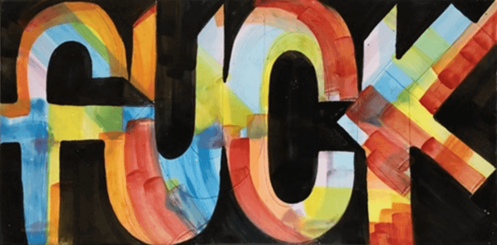 Maya Hayuk, ‘Fuck Ceramics (Large)’, 2018, Print, Ceramic, null, Numbered, Handfinished