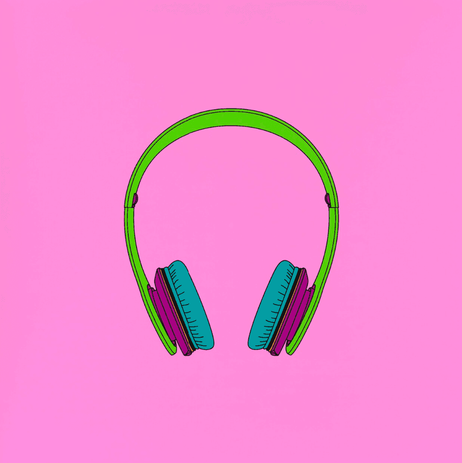 Michael Craig-Martin, ‘Headphones’, 2022, Print, Screenprint, null, Numbered