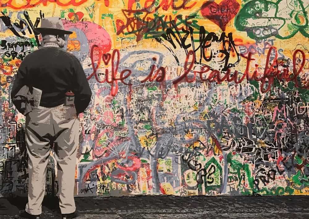 Mr. Brainwash, ‘Life Is Beautiful’, 2008, Print, Screenprint on archival art paper, Self-released, Numbered
