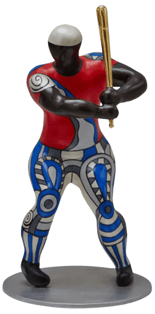 Niki de Saint Phalle, ‘Baseball Player’, 1999, Sculpture, Painted polyester resin, null,