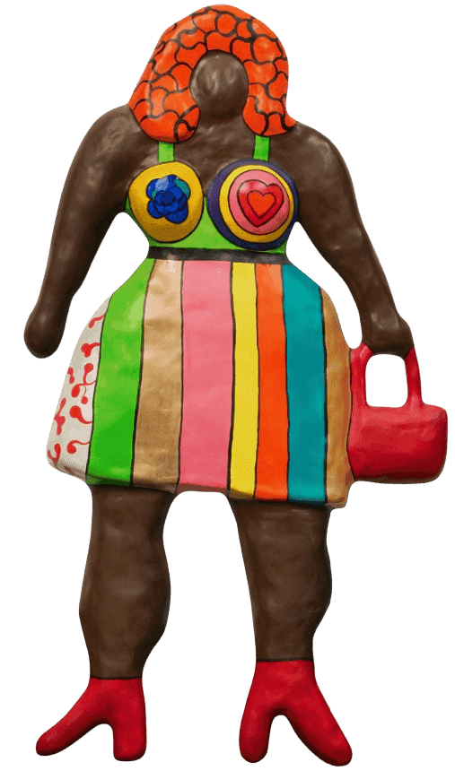 Niki de Saint Phalle, ‘Do You Like My New Dress? Black (Remembering)’, 1997, Sculpture, Fiberglass and painted polyester, null,
