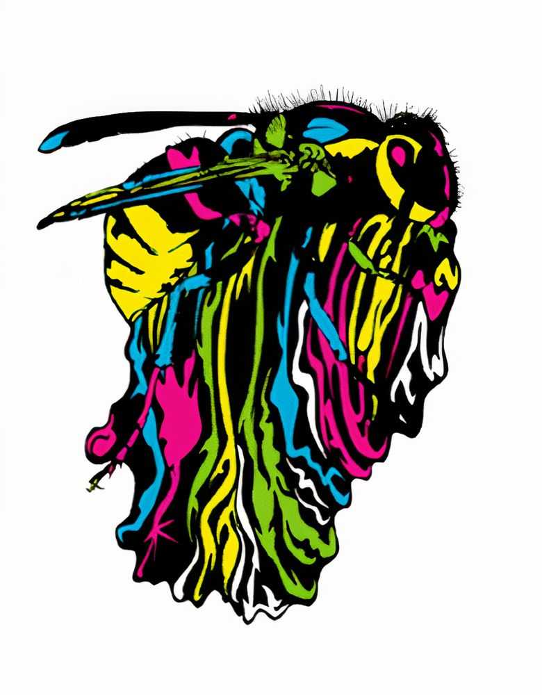 Paul Insect, ‘Wasp Melt’, 2005, Print, Digital print on 350gsm stock, Pictures On Walls, Numbered