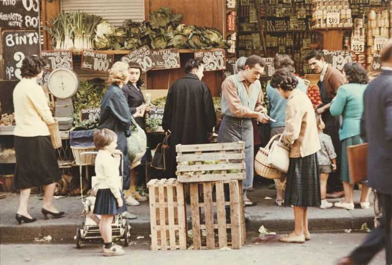 Peter Cornelius, ‘Paris Market Shoppers’, 2023, Print, Archival Pigment Print, null,
