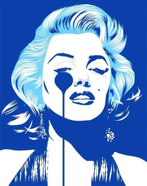 Pure Evil, ‘Marilyn Pure Joy - Aqua Edition’, 2025, Print, 3-Color Screen Print on Somerset Satin 300gsm, 1xRUN, Numbered