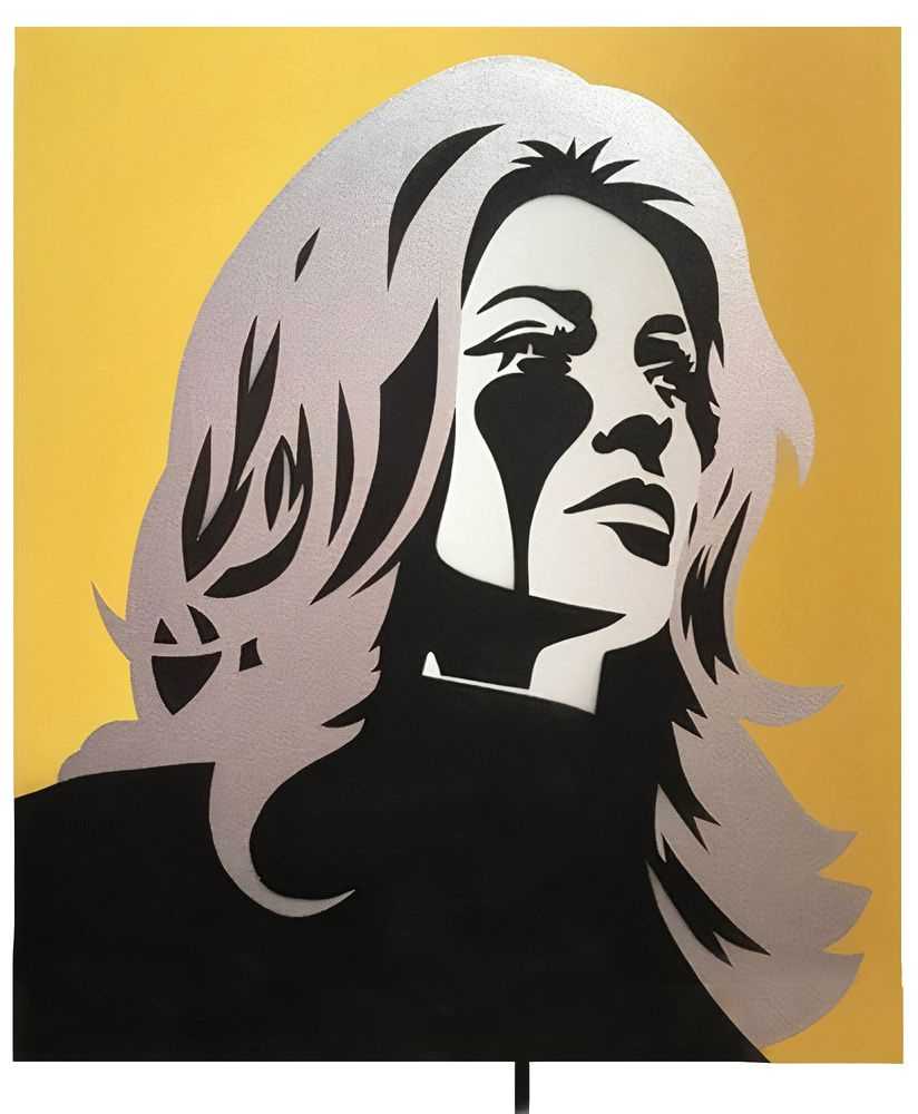 Pure Evil, ‘Roman Polanski's Nightmare - Sharon Tate (Chrome Angel)’, 07-02-2017, Print, 3 Colour Screenprint on 330gsm Fedrigoni Paper, Self-released, Numbered