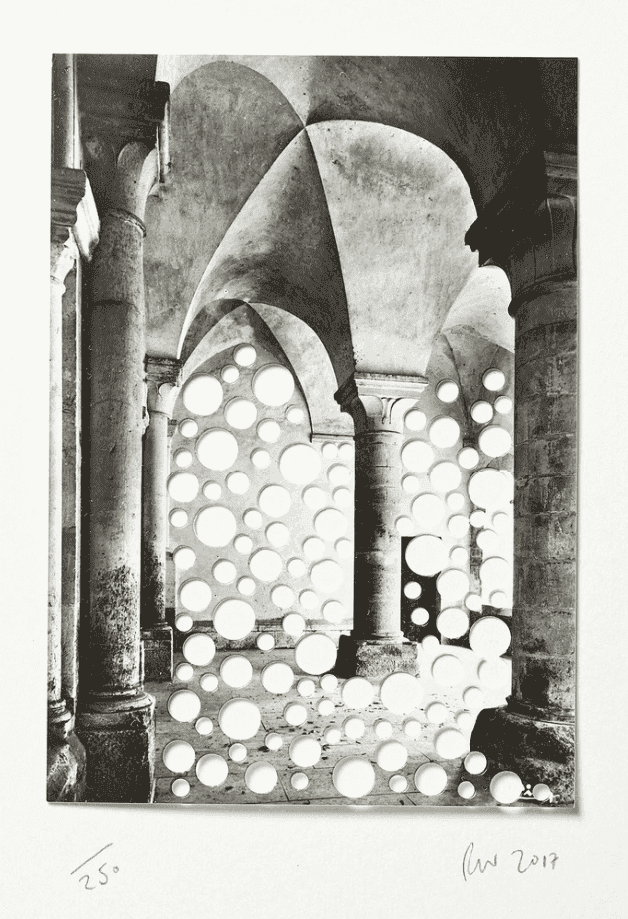 Rachel Whiteread, ‘Untitled’, 2017, Print, Silver gelatin photograph on Ilford warm tone fibre based paper, with hand punched holes, Counter Editions, Margate, Numbered, Dated