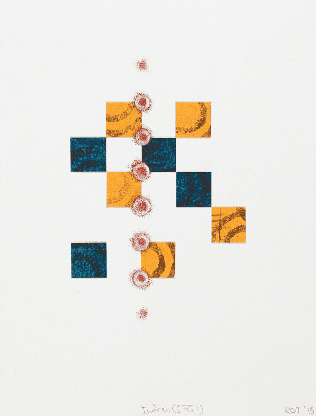 Richard Tuttle, ‘Indrah’, 2013, Print, Mixed media in 5 colors, null, Numbered