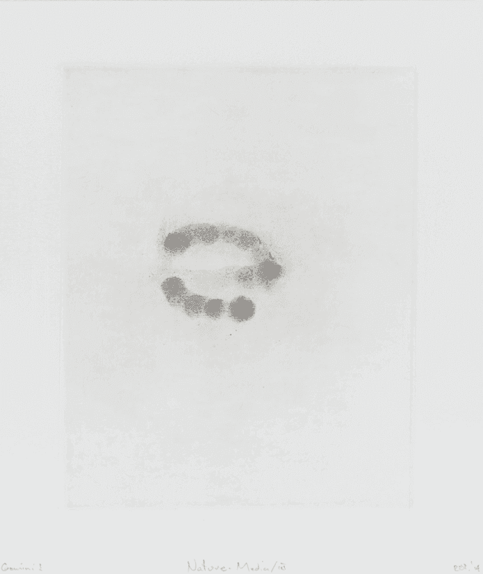 Richard Tuttle, ‘Nature-Media III’, 2014, Print, 1 color etching, Gemini G.E.L. LLC,