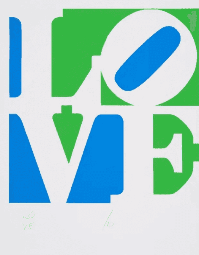 Robert Indiana, ‘LOVE From The Book of Love - Art & Poetry Booklet’, 1996, Print, Screenprint, null,