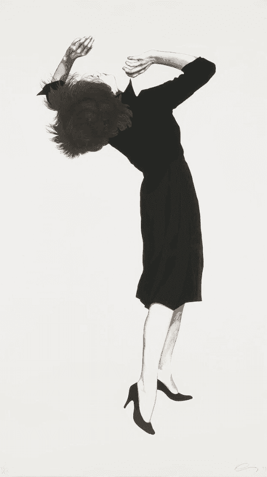 Robert Longo, ‘Ellen’, 1999, Print, Lithograph on wove paper, null, Numbered, Dated