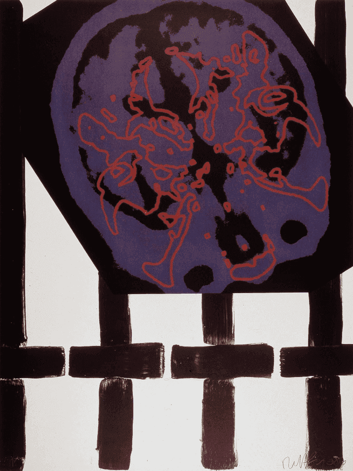 Robert Longo, ‘For Joseph Beuys’, 1986, Print, Lithography on handmade paper, null, Numbered, Dated