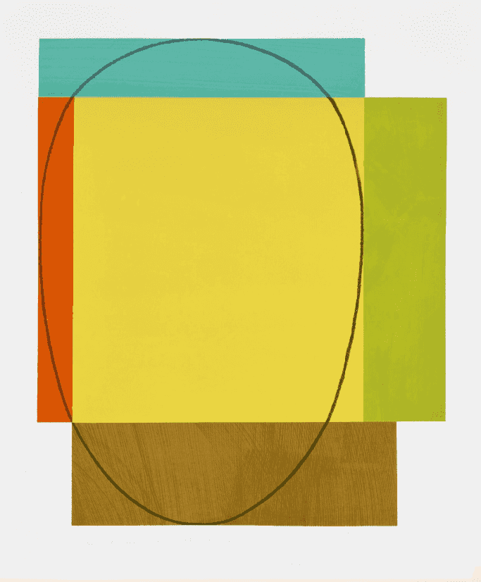 Robert Mangold, ‘Five Color Frame’, 1985, Print, Original woodcut in colors on Echizen Kozo paper, null, Numbered