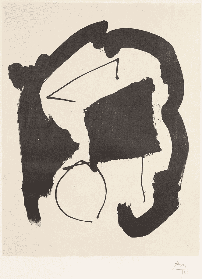 Robert Motherwell, ‘Composition XXV’, 1987, Print, Lithograph on Chine-Collé on Wove Paper, The Limited Editions Club, Numbered