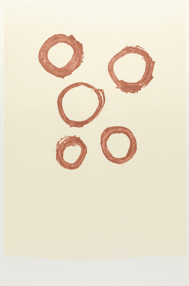 Robert Motherwell, ‘Five Circles’, 1972, Print, Lithograph printed in colours, null, Numbered