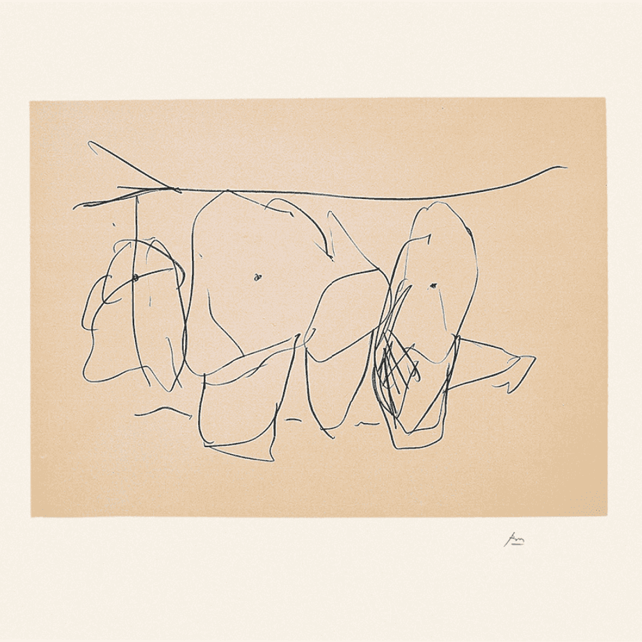 Robert Motherwell, ‘Octavio Paz Suite - Mexico City Personages I’, 1988, Print, Lithograph and chine appliqué, null, Numbered