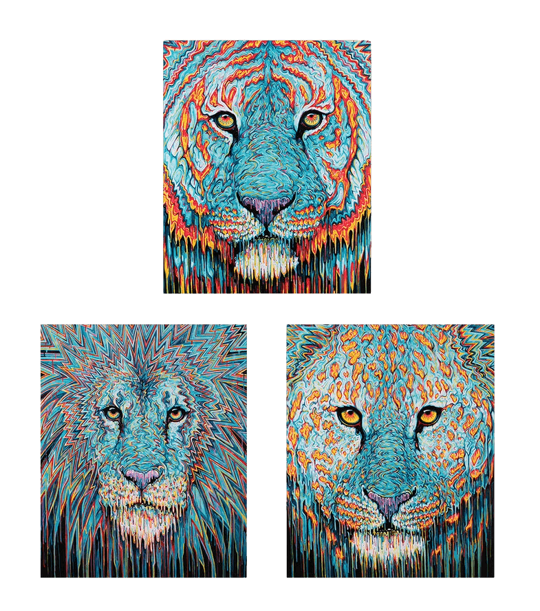 Robert Oxley, ‘The Dark Knights: Close Encounters (Set of Three)’, 2022, Print, Fine Art Print, null,