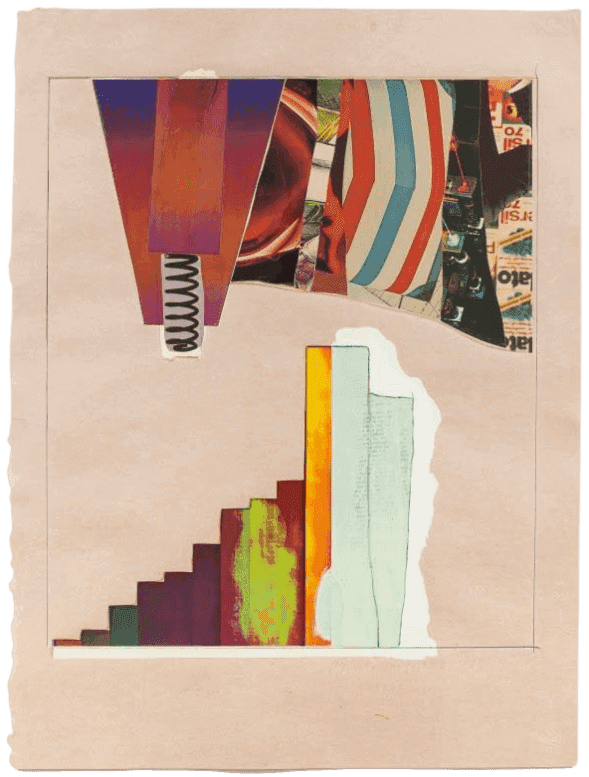 Robert Rauschenberg, ‘Horsefeathers Thirteen - VII’, 1972, Print, 8-color offset lithograph, screenprint, pochoir, and embossing with unique collage elements, Gemini G.E.L.,