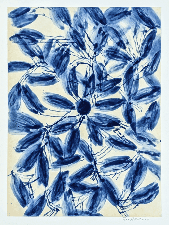 Ross Bleckner, ‘Five Locations’, 2007, Print, Color spitbite aquatint and chine collé on Somerset wove paper., Paulson Bott Press, Numbered, Dated