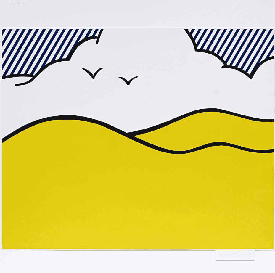 Roy Lichtenstein, ‘Guild Hall East Hampton’, 1980, Print, Colour screenprint on paper, null, Numbered