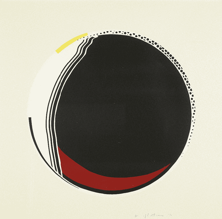 Roy Lichtenstein, ‘Mirror IV’, 1972, Print, Linocut, screenprint in colors, and embossing on Arjomari paper, Gemini G.E.L., Dated