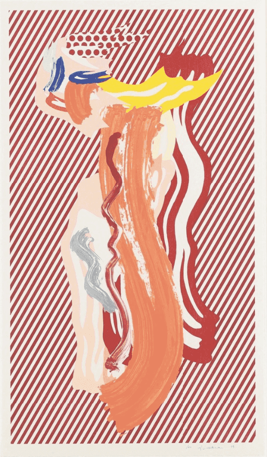 Roy Lichtenstein, ‘Nude’, 1989, Print, Lithograph, waxtype woodcut and screenprint on 638-g/m cold-pressed Saunders Waterford paper, Waddington Graphics and Graphicstudio University of South Florida, Numbered, Dated
