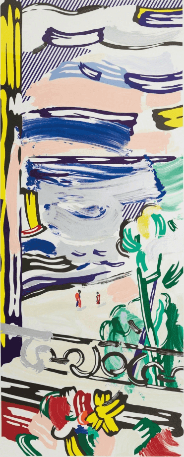Roy Lichtenstein, ‘View from the Window’, 1985, Print, Woodcut, lithograph and screenprint on Arches 88 paper, Gemini G.E.L., Numbered, Dated
