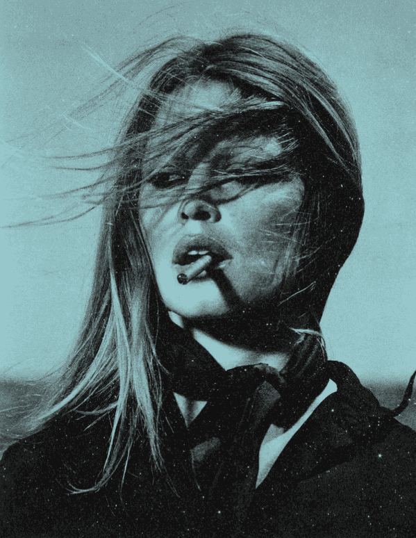 Russell Young, ‘Bardot Supreme on Paper (Love Blue)’, 2025, Print, Hand pulled screen print on somerset paper with oil based ink, acrylic, and diamond dust, null, Numbered