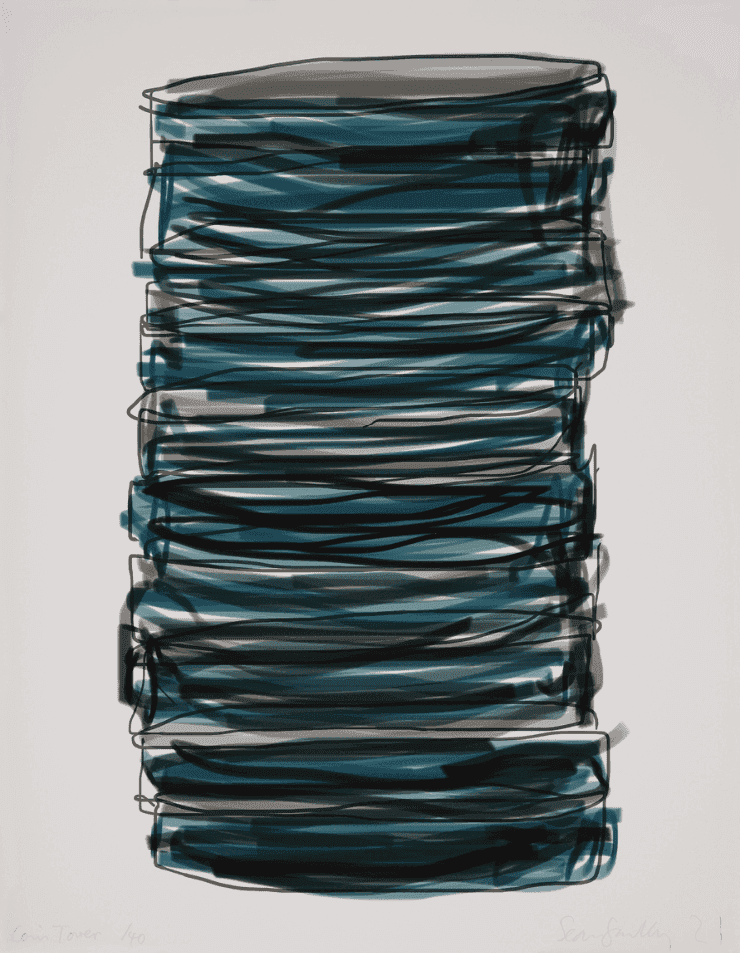Sean Scully, ‘Coin Tower’, 2021, Print, Archival pigment print, null, Numbered, Dated