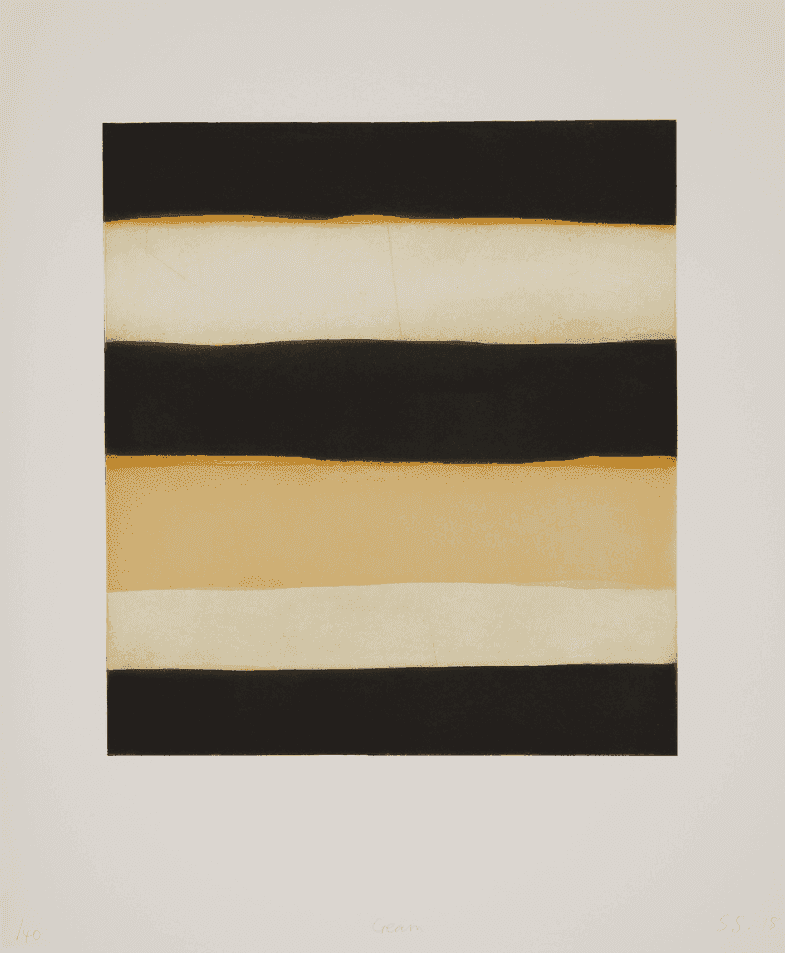 Sean Scully, ‘Cream’, 2018, Print, Aquatint, sugarlift and spitbite, null, Numbered