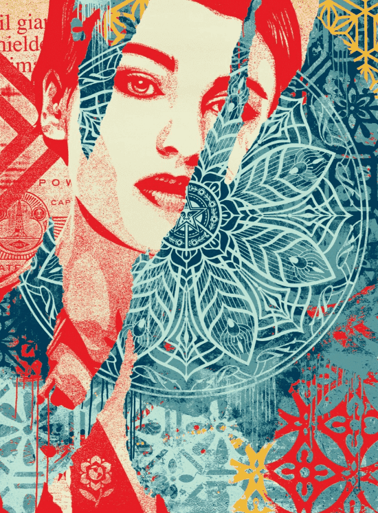 Shepard Fairey (Obey), ‘Fractured Harmony’, 2025, Print, Screen print on 80# cream Speckletone paper, null,